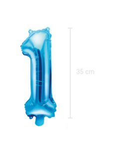 Ballon Chiffre 1 Bleu