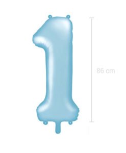 Ballon Chiffre 1 Bleu