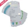 Carte Pronostics Baby Shower Mixte