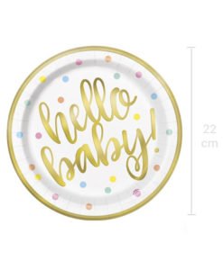 Assiettes Hello Baby