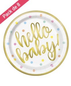 Assiettes Hello Baby