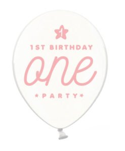 Ballon Anniversaire One pour Fille