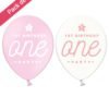 Ballon Anniversaire One pour Fille