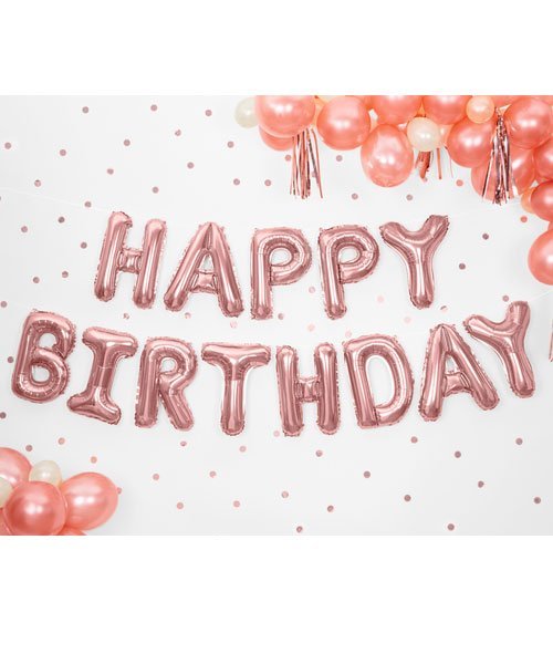 Ballons Lettres Happy Birthday