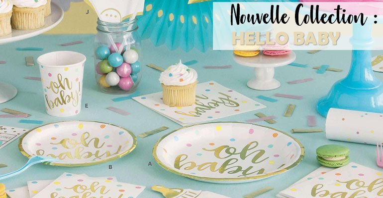 Collection Hello Baby pour Baby Shower