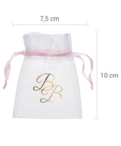 Sachet Organza Cadeau Baby Shower Fille