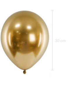 5 Ballons Or Brillants