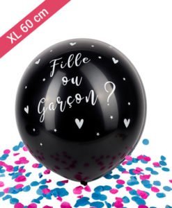 6 Ballons Confettis Multicolores - Olili