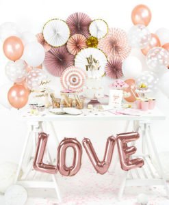 Ballon Love Rose Gold