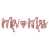 Ballons Lettres Mr Mrs Rose Gold