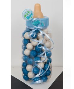 Biberon Tirelire XXL Baby Shower Bleu