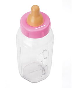 Biberon Tirelire XXL Baby Shower Fille