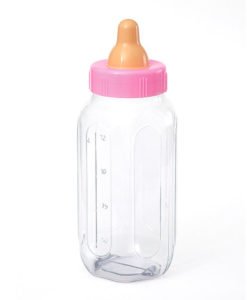 Biberon Tirelire XXL Baby Shower Fille