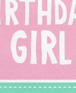 Serviettes 1st Birthday Girl