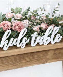 Lettres Bois Kids Table