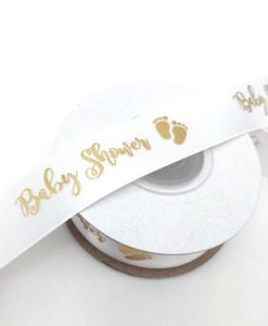 Ruban Blanc Baby Shower