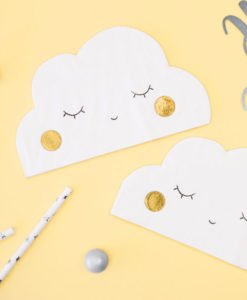 Serviettes Nuage Anniversaire Baby Shower Naissance