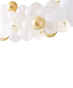 Guirlande en perles blanches mariage pour decoration de chaise