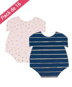 Serviettes Papier Gender Reveal Baby Shower