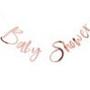 Banderole Lettre Rose Gold Baby Shower