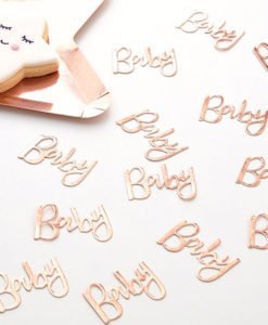 Confettis de Table Baby Rose Gold - Collection Oh Baby !