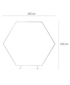 Arche Hexagonale Blanche