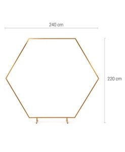 Arche Hexagonale Doree