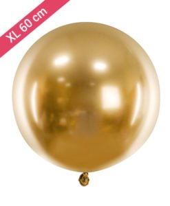 Ballon XL 60 cm Or Glossy