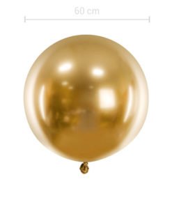 Ballon XL 60 cm Or Glossy
