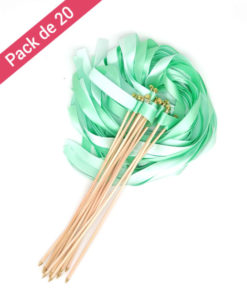 Baguette Mariage Vert