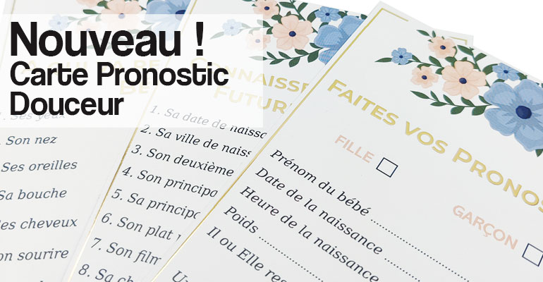 Cartes Pronotics Douceur