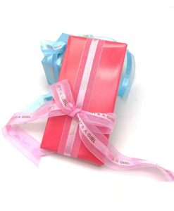 Ruban Baby Shower Organza Satin