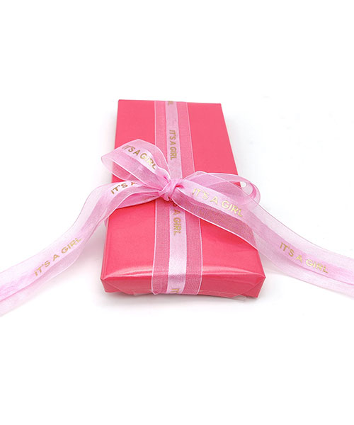 B Baosity 1Yd Décoration de Mode Ruban Rose Emballage Cadeau Joliment Décoré en Organza pour Mariage Couture