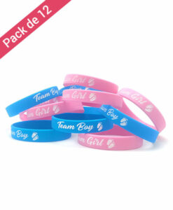 Bracelets Latex pour Gender Reveal